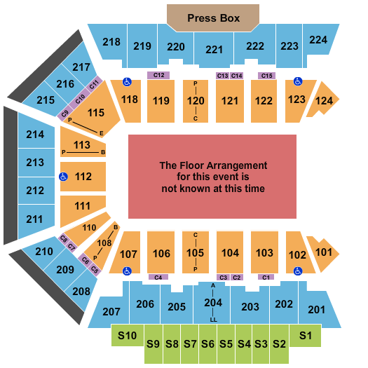 BMO Center Disney On Ice Seating Chart